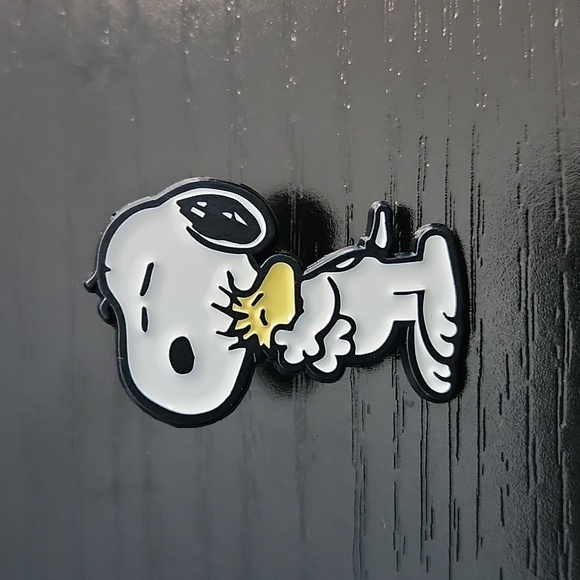 Peanuts Jewelry - Peanuts Snoopy and Woodstock Inspired Enamel Pin